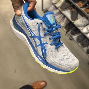 ASICS Women's Athletic Shoes in Blue and Gray